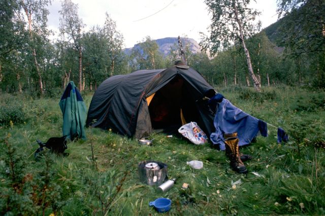 nach einem Gewitterregen im Rapadalen nähe Nammatj